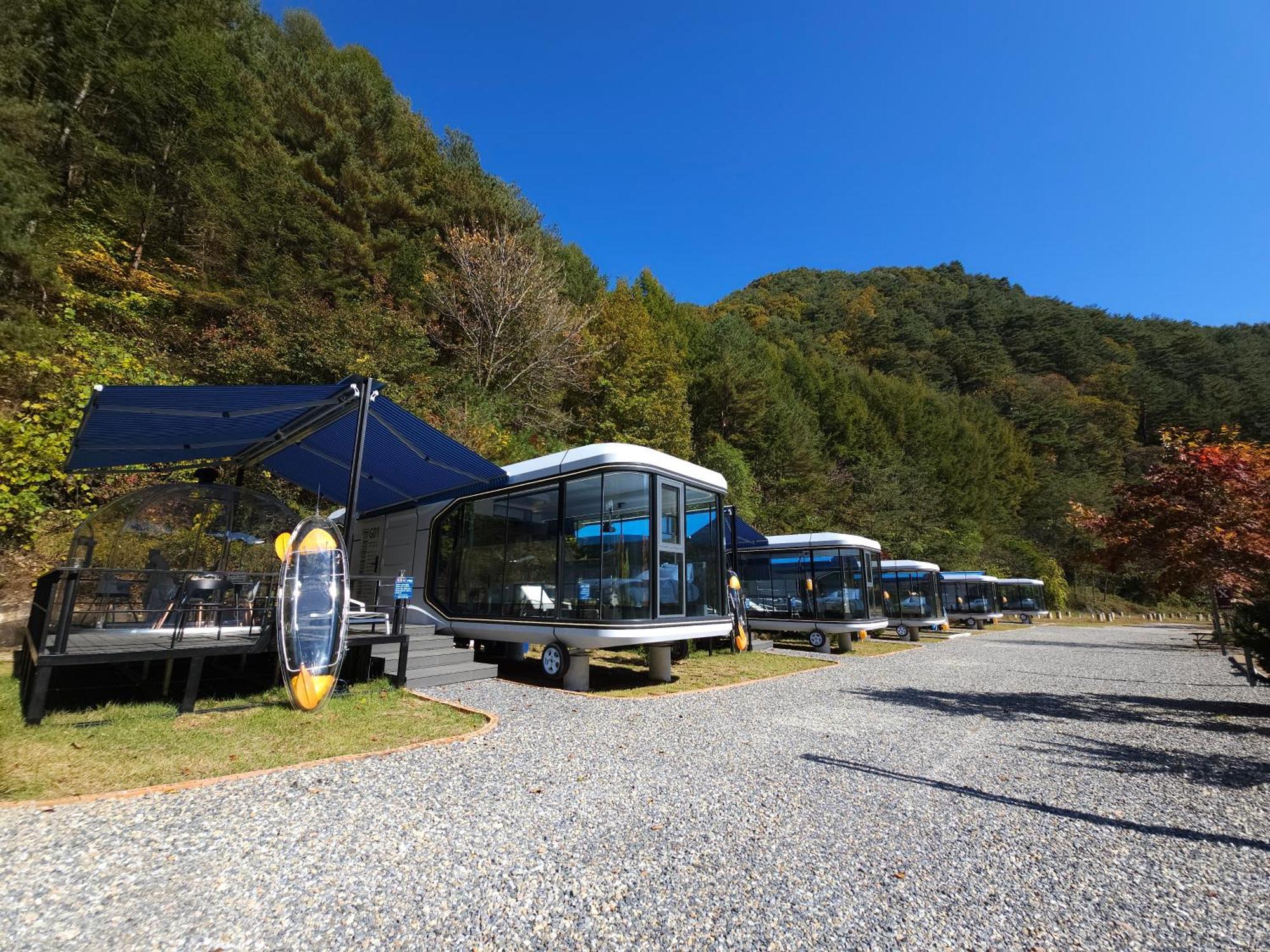 Galaxy X Hotel Type Caravan Glamping & Pension 평창 외부 사진