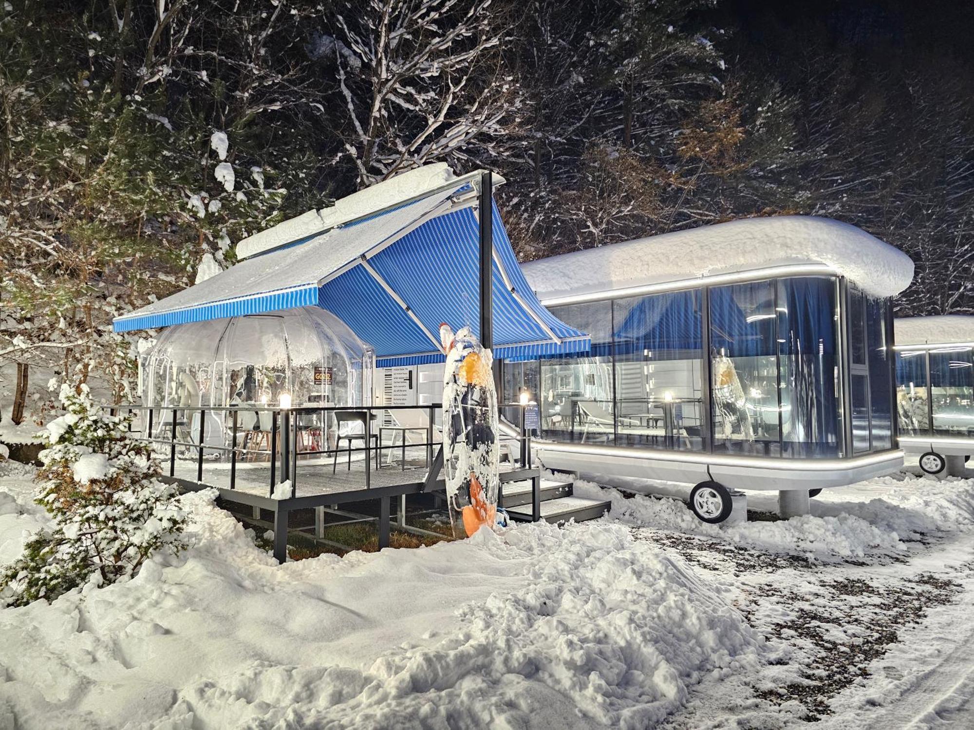 Galaxy X Hotel Type Caravan Glamping & Pension 평창 외부 사진