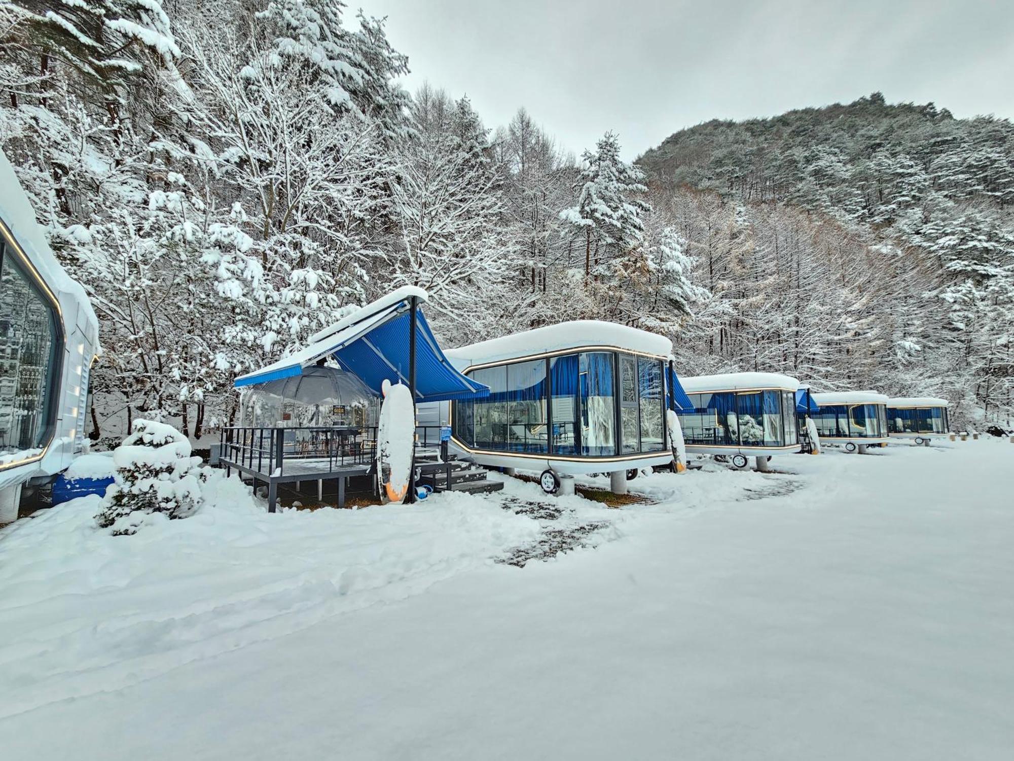 Galaxy X Hotel Type Caravan Glamping & Pension 평창 외부 사진